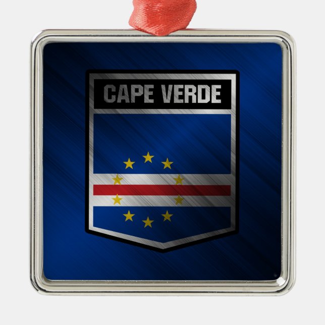 Cape Verde Metal Ornament (Front)