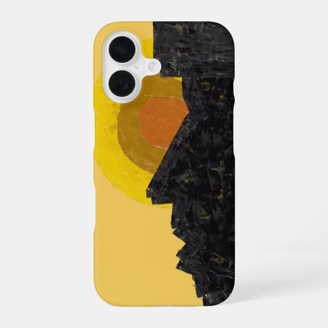 Cape Verde Morabeza Soul Abstract Illustration iPhone Case (Back)