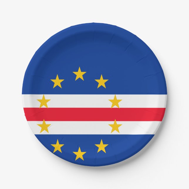 Cape Verde Paper Plates (Front)