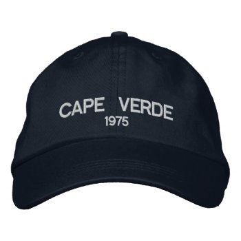 Cape Verde Personalized Adjustable Hat by Azorean at Zazzle