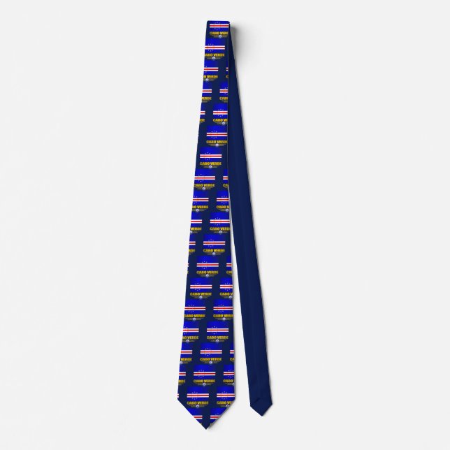 Cape Verde Pride Neck Tie (Front)