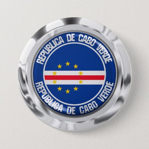 Cape Verde Round Emblem Button