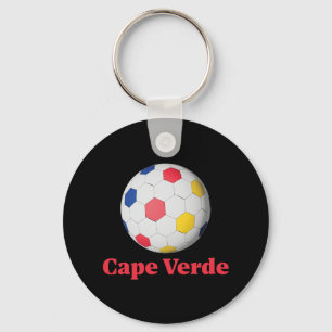 cape verde soccer keychain