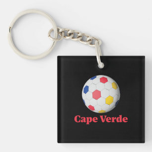 cape verde soccer keychain
