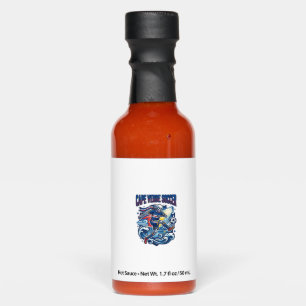 Cape Verde Soccer Skeleton Striker Nations Premium Hot Sauces