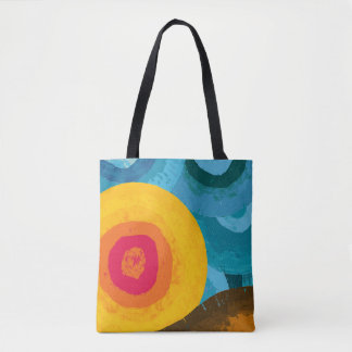 Cape Verde Vibrant Sunset Tote Bag