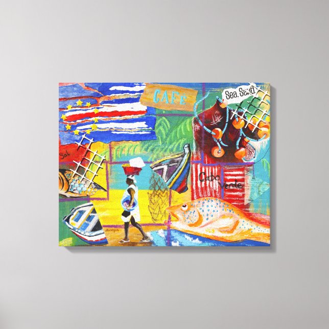 Cape Verde Wall Canvas Print (Front)
