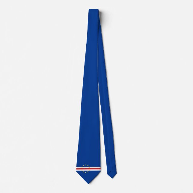 Cape Verdean Flag (Cape Verde) Neck Tie (Front)
