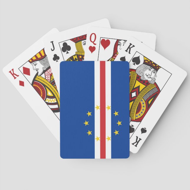 Cape Verdean Flag (Cape Verde) Poker Cards (Back)