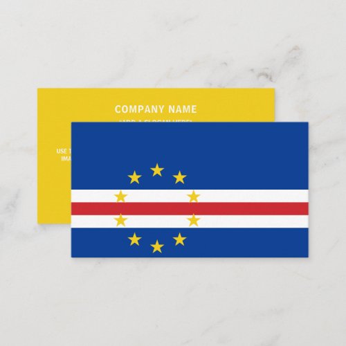 Cape Verdean Flag Flag of Cape Verde Business Card