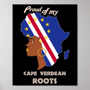 Cape Verdean Roots Black History Month Women's Poster