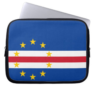 Cape Verdian Flag Laptop Sleeve
