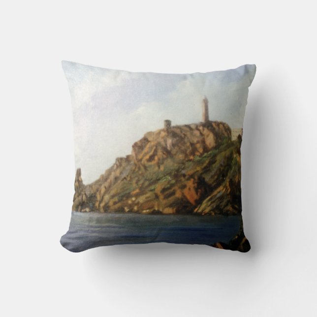 Cape Vilano (Camariñas. A Coruña) Throw Pillow (Front)
