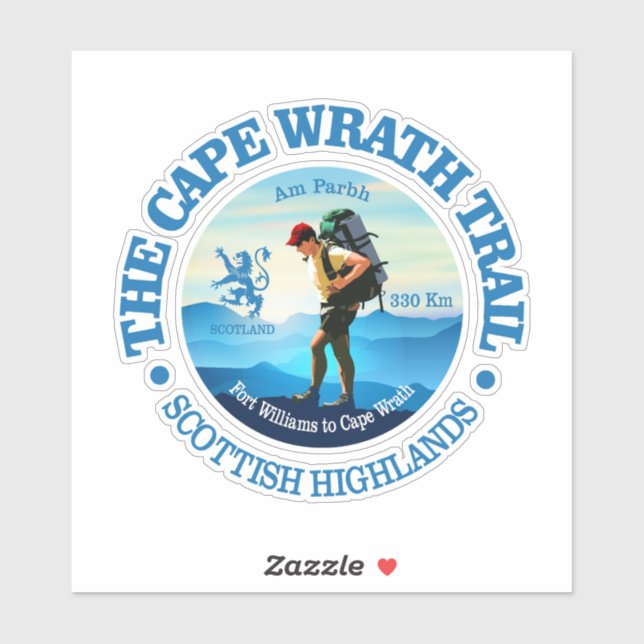 Cape Wrath Trail (C) Sticker (Sheet)