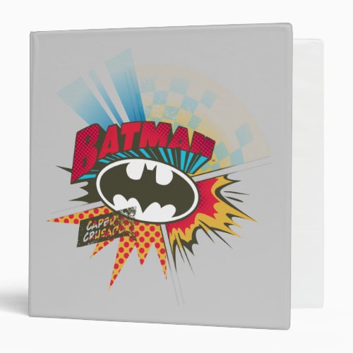 Caped Crusader 3 Ring Binder