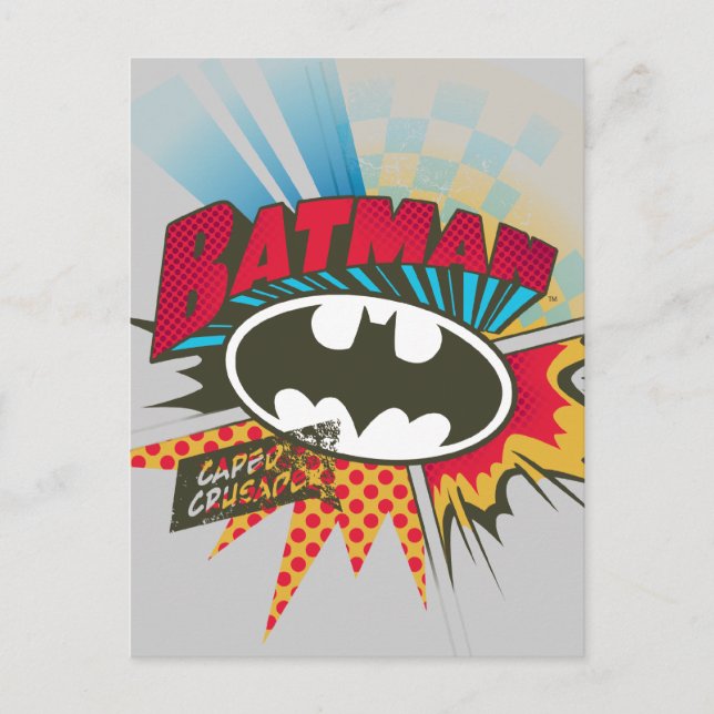 Caped Crusader Postcard (Front)
