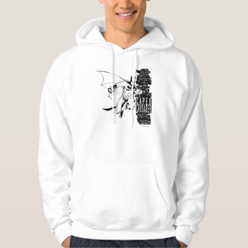 Caped Crusader Sketch Hoodie