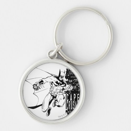 Caped Crusader Sketch Keychain