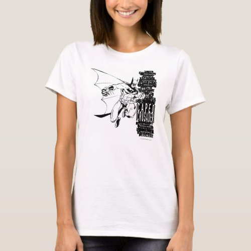 Caped Crusader Sketch T_Shirt
