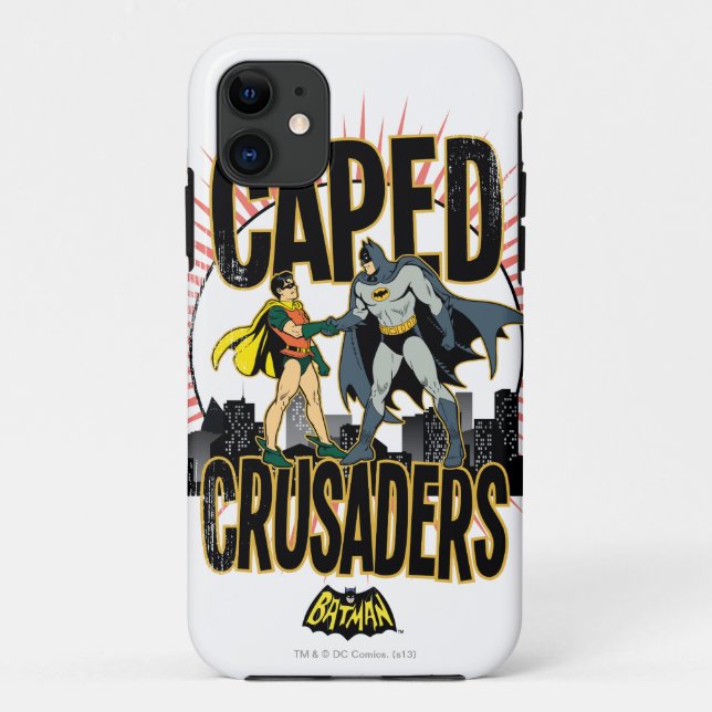 Caped Crusaders Graphic Case-Mate iPhone Case (Back)