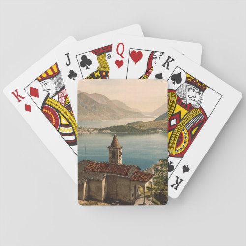 Capello St Angelo Lake Como Lombardy Italy Playing Cards