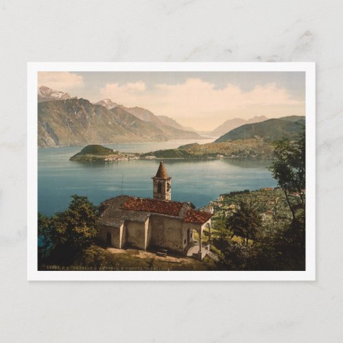 Capello St Angelo Lake Como Lombardy Italy Postcard