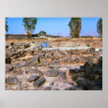 Capernaum, Galilee, Archeological Site Poster at Zazzle