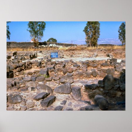 Capernaum, Galilee, Archeological Site Poster