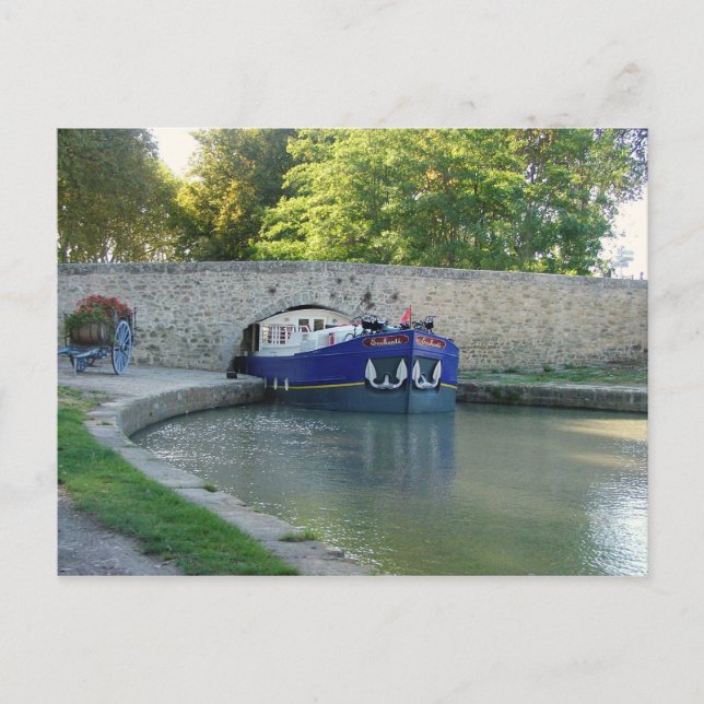 Capestang, canal du Midi Postcard (Front)