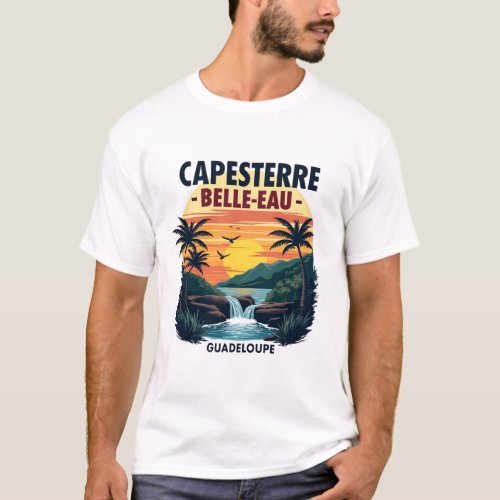 CAPESTERA BEAUTIFUL WATER GUADELOUPE T_Shirt