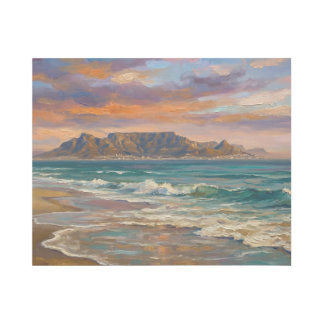 Capetown Bold colors, fine oil painting Gallery Wrap