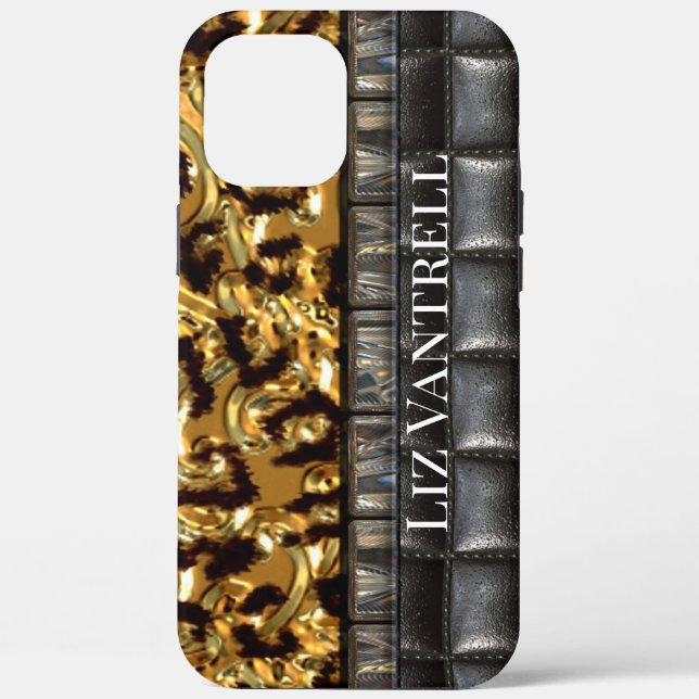 Capetown  Pretty Animal Monogram VII Case-Mate iPh iPhone Case (Back)