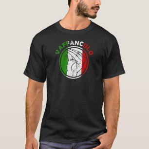 Capisci Vaffanculo Italian Flag Hand Gesture T-Shirt