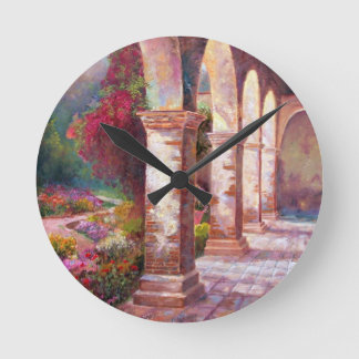 Capistrano Afternoon Round Clock