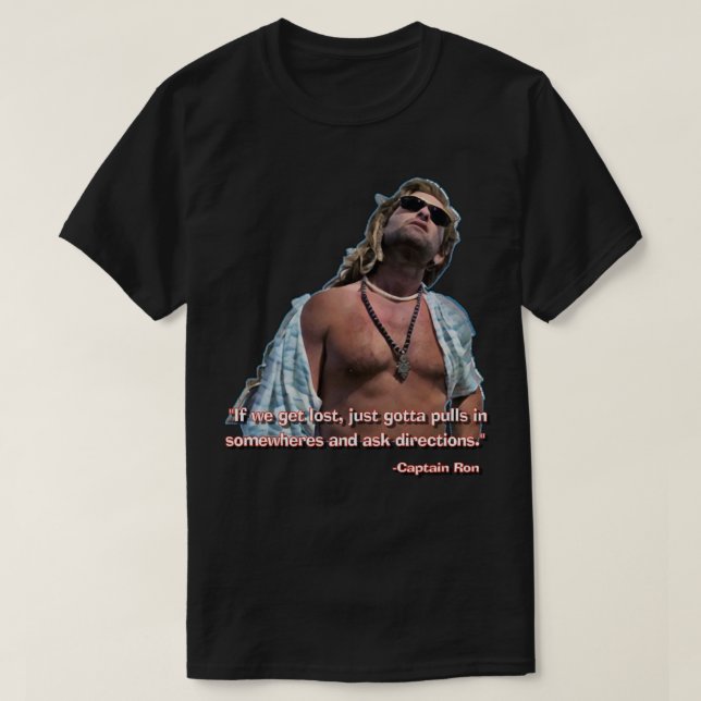 CAPITAINE RON - "Si nous nous pardons, il fau T-Shirt (Design Front)