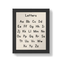 Capital and Small Alphabet letters
