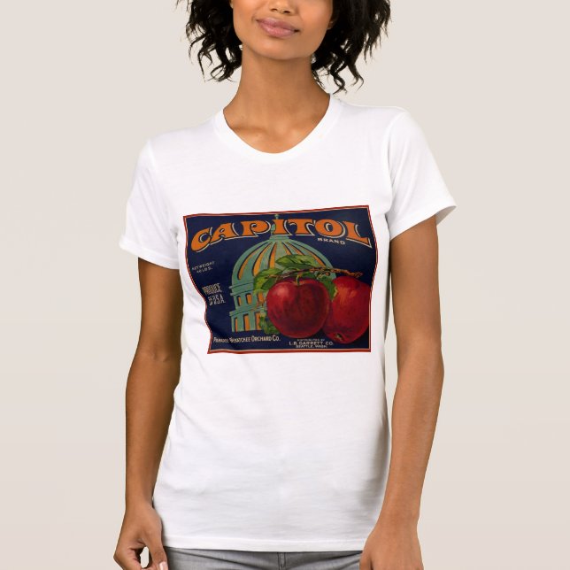 Capital Apple Label Sacramento T-Shirt (Front)