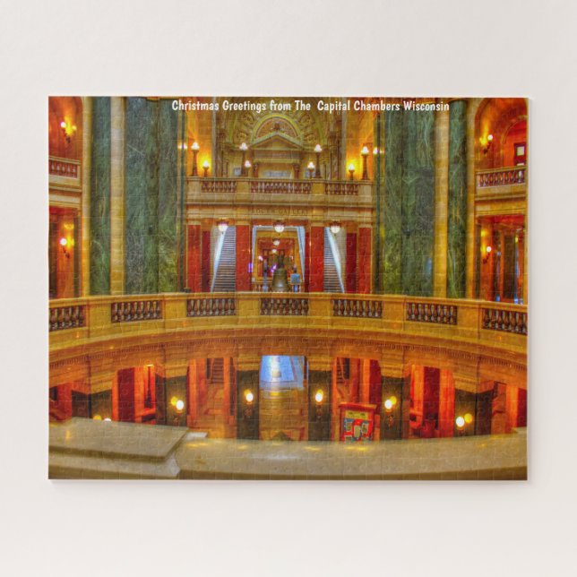 Capital Chambers Wisconsin . Jigsaw Puzzle (Horizontal)