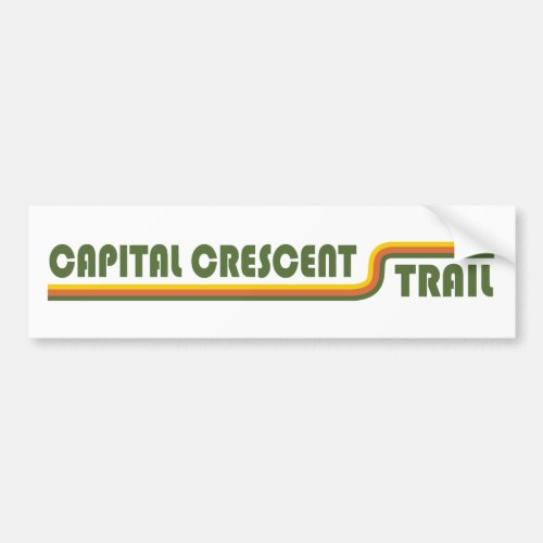 Capital Crescent Trail Bumper Sticker