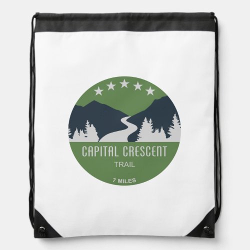  Capital Crescent Trail Drawstring Bag