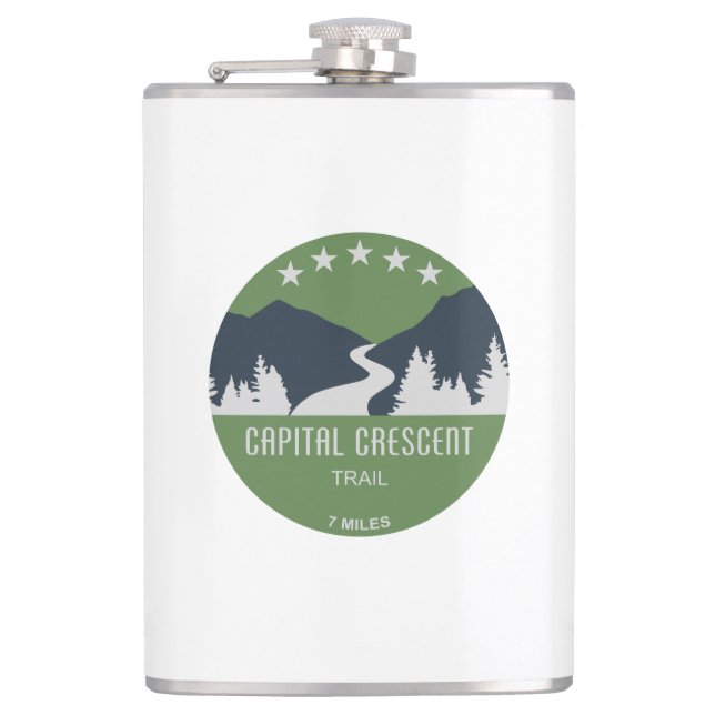 Capital Crescent Trail Flask (Front)