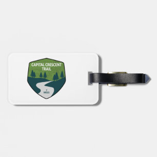 Capital Crescent Trail Luggage Tag