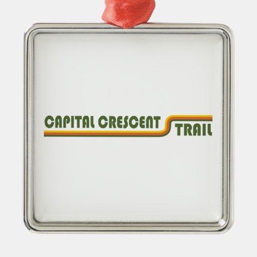 Capital Crescent Trail Metal Ornament