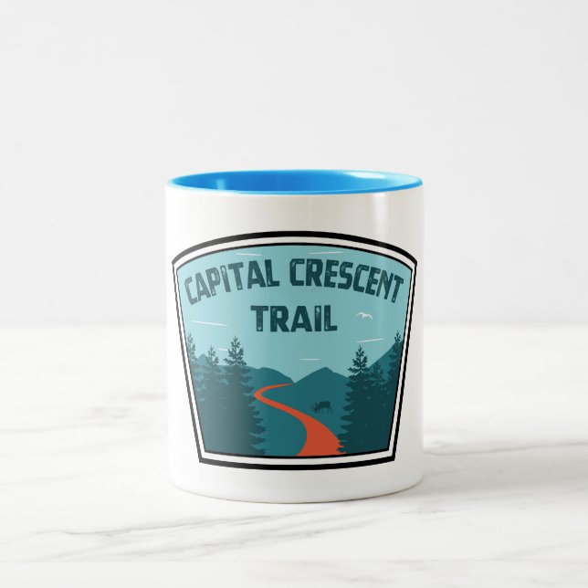 Capital Crescent Trail Two-Tone Coffee Mug (Center)
