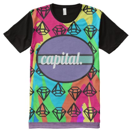 capital. diamonds All-Over-Print shirt