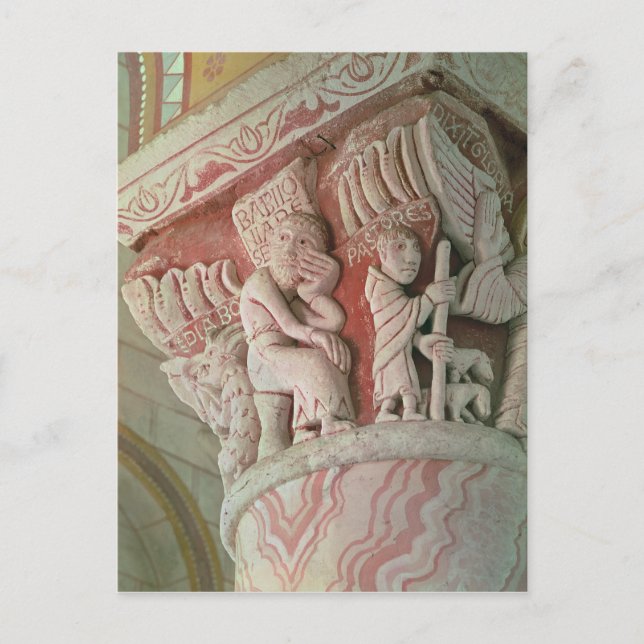 Capital from the chancel from 'Babilonia Postcard (Front)