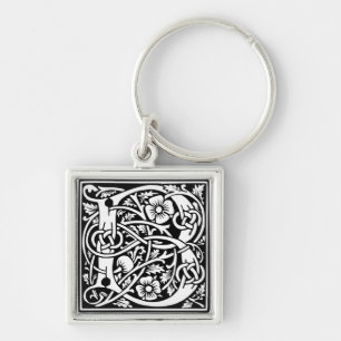 Capital Letter B Keychain