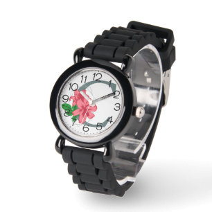 Capital letter C floral monogram Watch