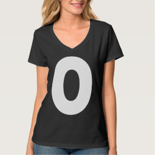 Capital O Bold Alphabet Letter Monogram Uppercase  T-Shirt
