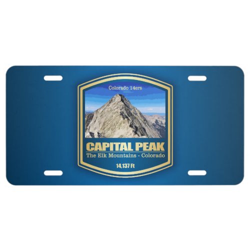 Capital Peak PF License Plate